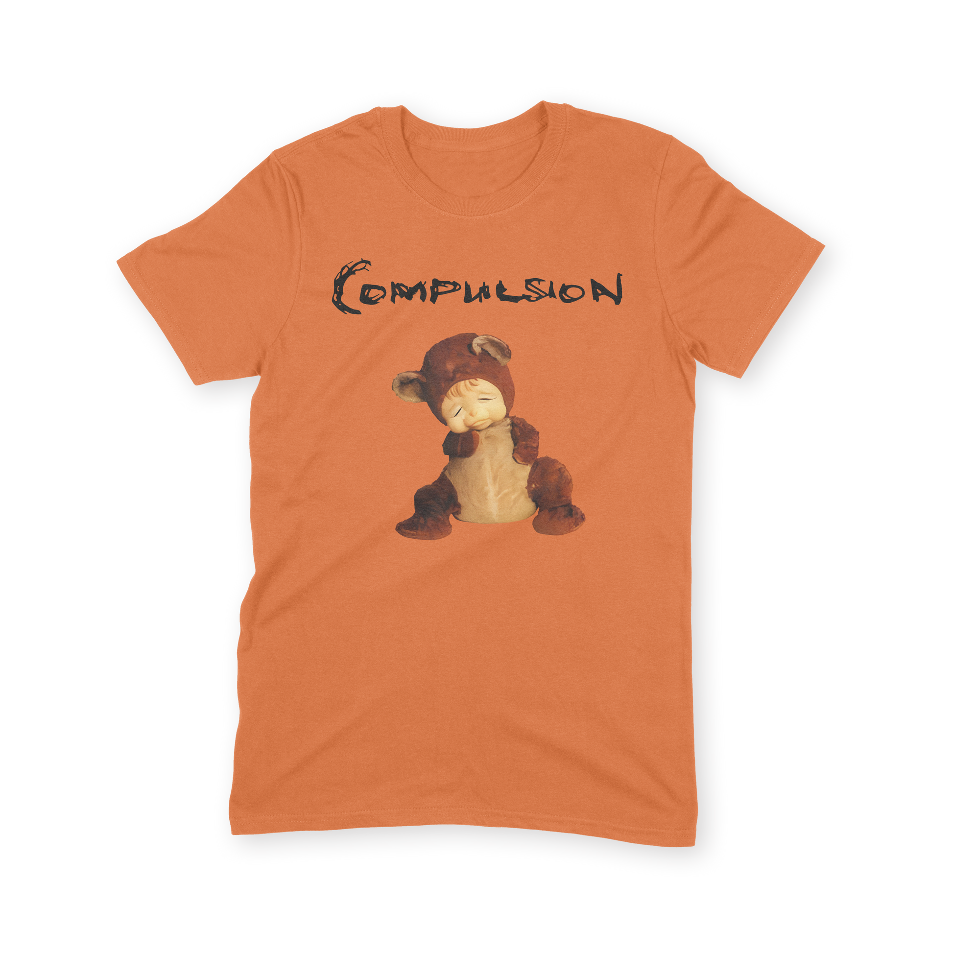 COMPULSION ORANGE BEAR TSHIRT