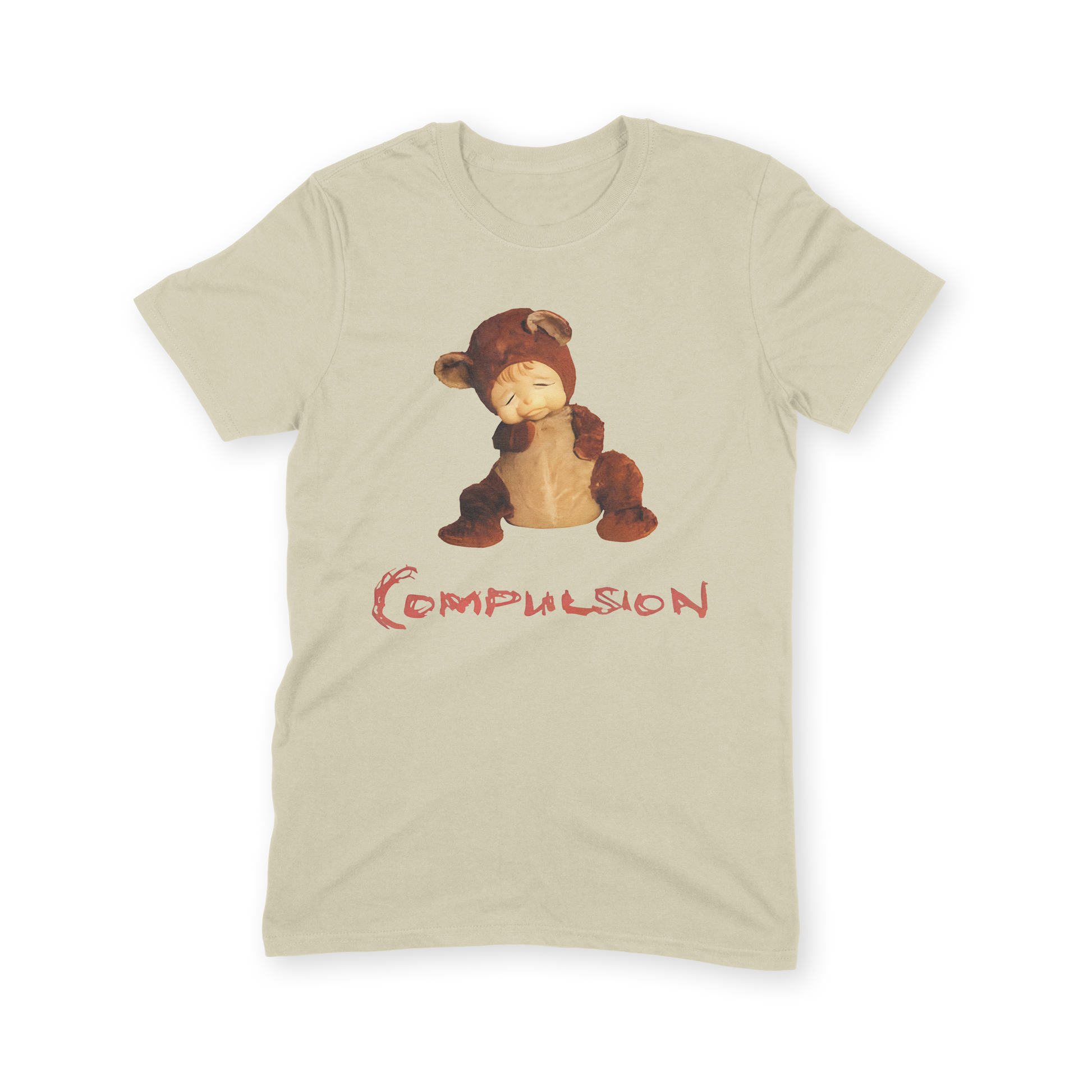 COMPULSION NATURAL BEAR TSHIRT